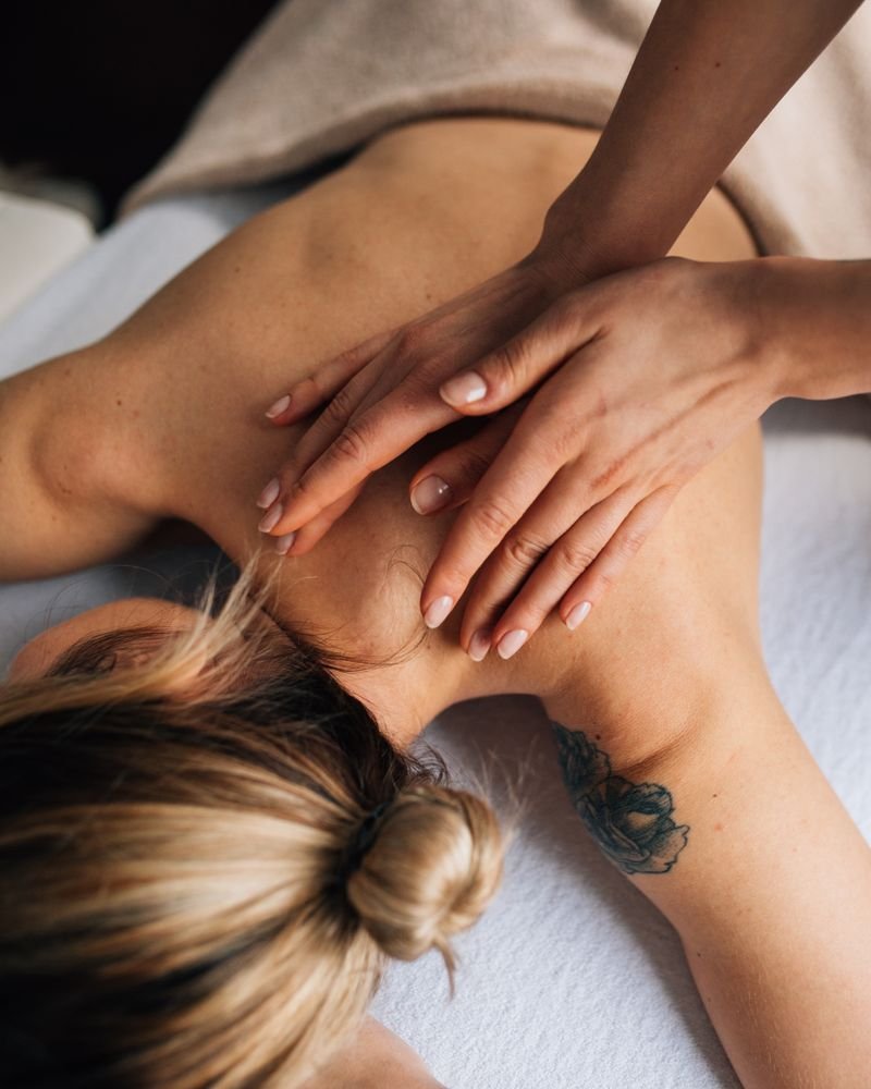 Manual therapy during a treatment session
