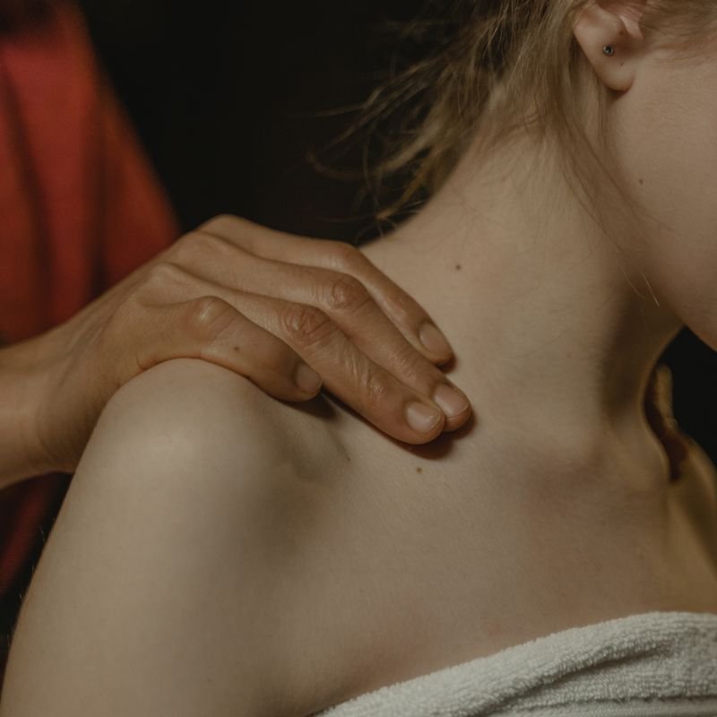 Hands-on work across the upper back